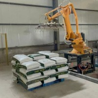 機器人碼垛工作站 碼垛機器人搬運工作站